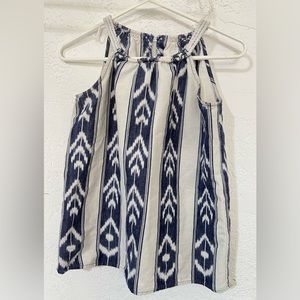 J. Crew Factory Ikat Print Tank Top (Small)